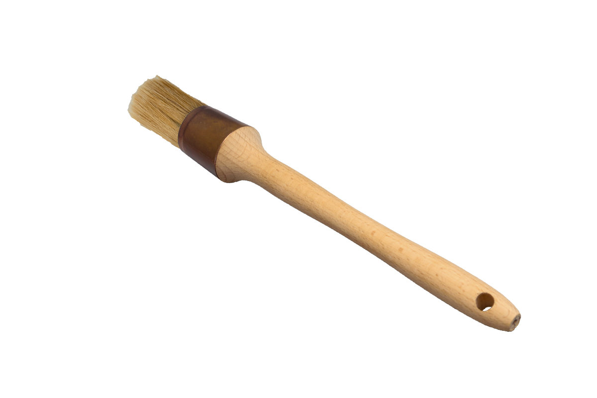 Pinceau Rond Manche En Bois